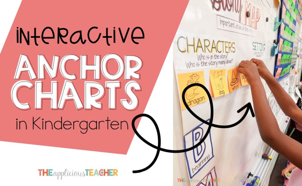 Interactive Anchor Charts in Kindergarten - The Applicious Teacher