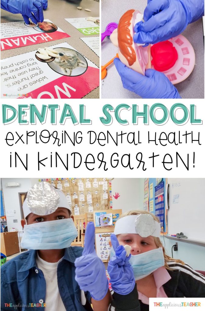 Dental School in Kindergarten- Help students learn about Dental Health with this fun classroom transformation- The Applicious Teacher
