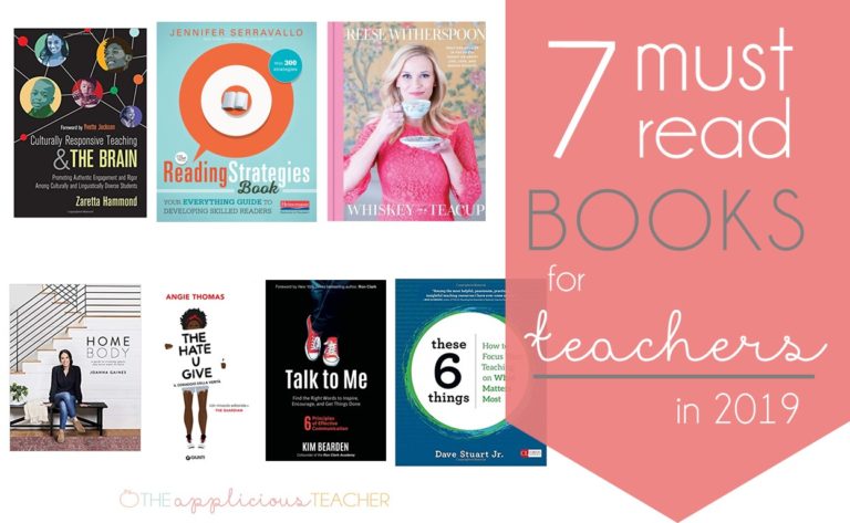 7 Must Read Books for Teachers in 2019 - The Applicious Teacher