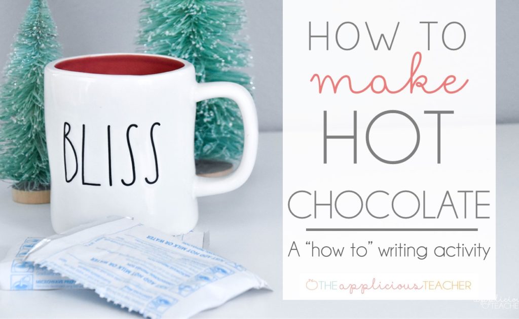 How to Writing: How to Make Hot Chocolate Activity and Craft