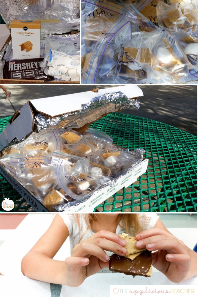 Easy Science experiment- S'mores- students use s'more to learn how the sun's energy can heat the earth- TheAppliciousTeacher.com #2ndgradescience #2ndgrade #science