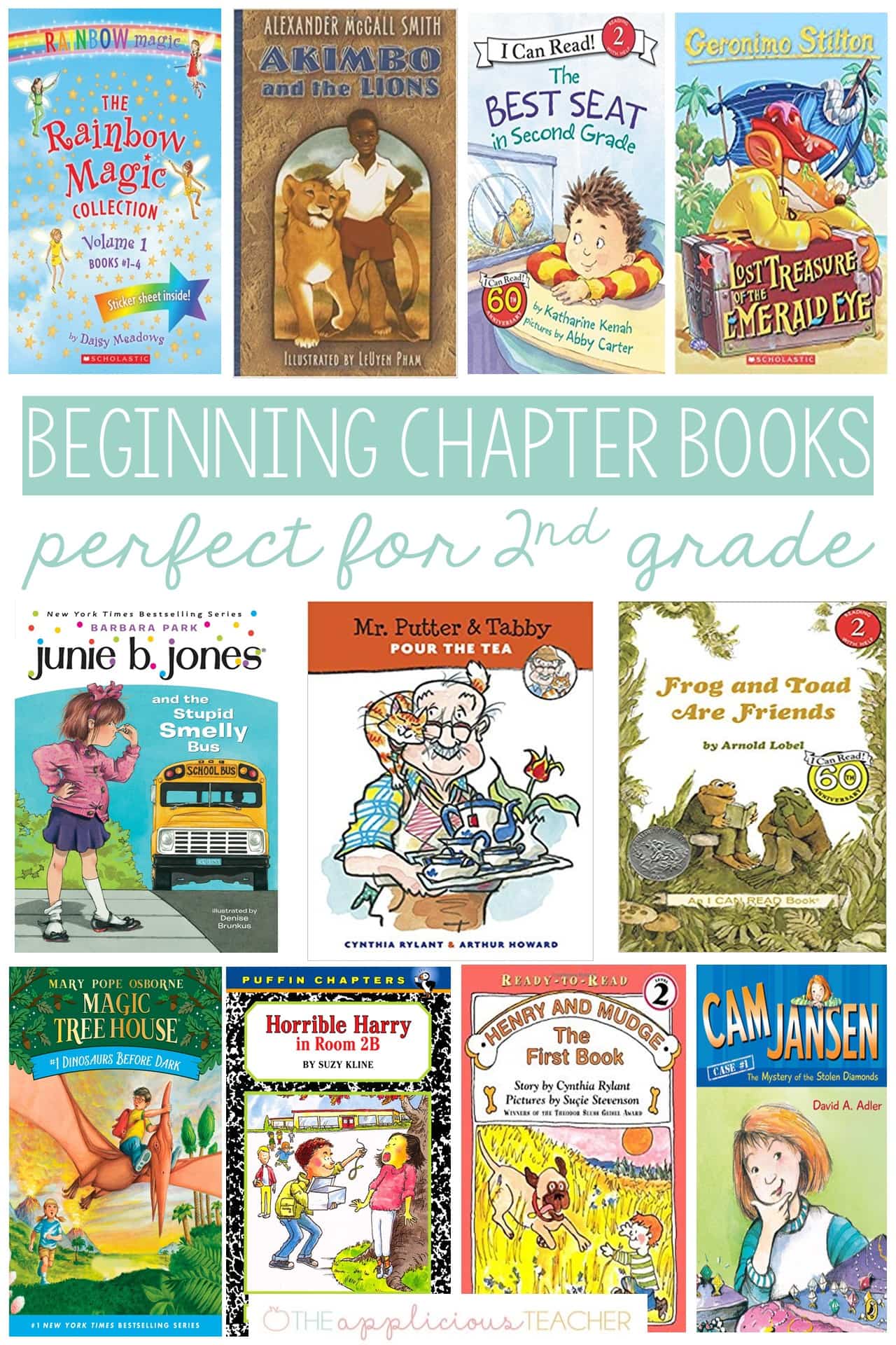 Chapter Books Perfect for 2nd Grade - The Applicious Teacher