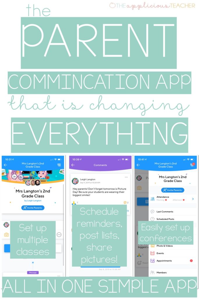 The Parent Communication App that Will Change EVERYTHING! TheAppliciousTeacher.com #parentcommunication #teachertechnology