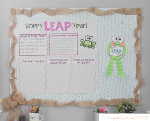 Hoppy Leap Year: Easy Leap Day Activity - The Applicious Teacher