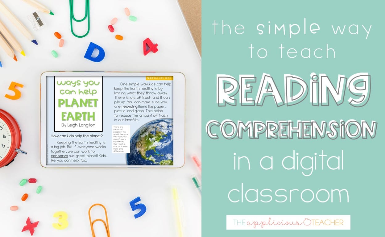 Easy Digital Reading Comprehension Lessons