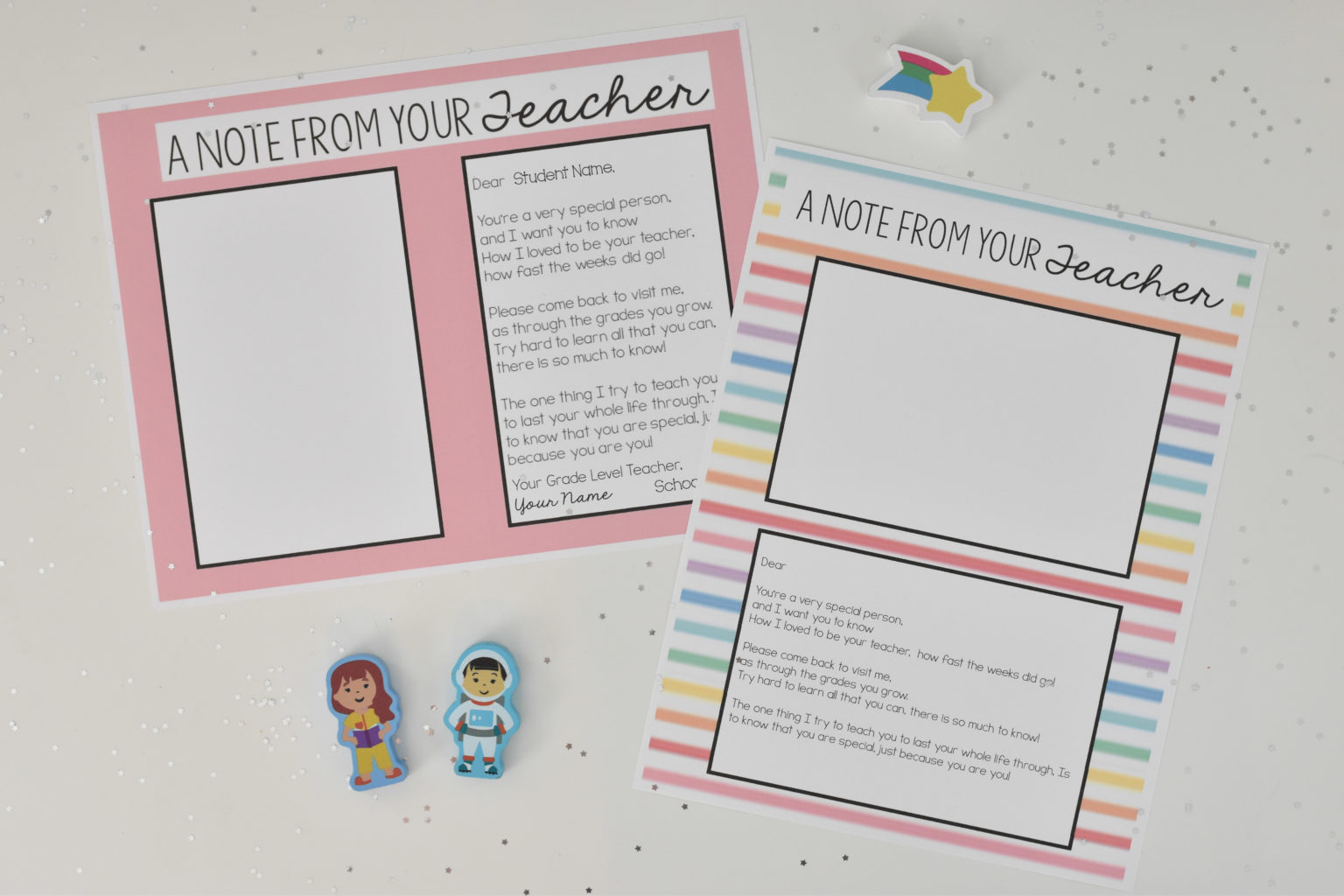 Easy End of Year Student Letter Gifts - The Applicious Teacher