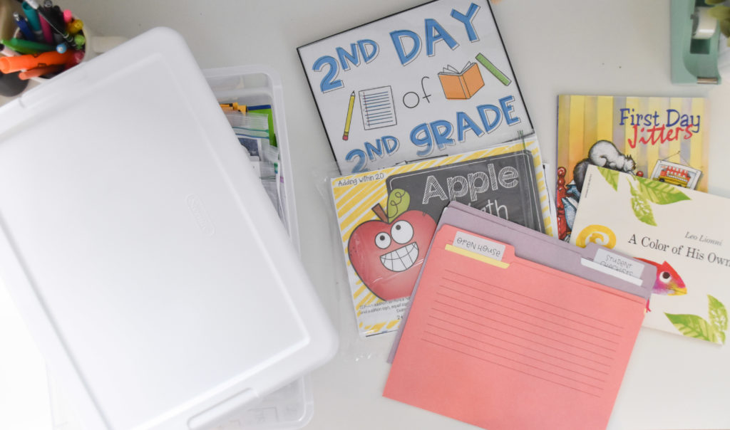 The Secret to Staying Organized Year After Year? Teaching Bins