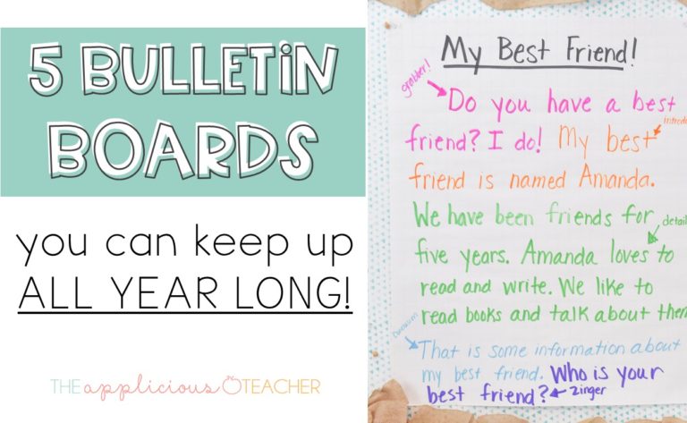bulletin boards keep up all year