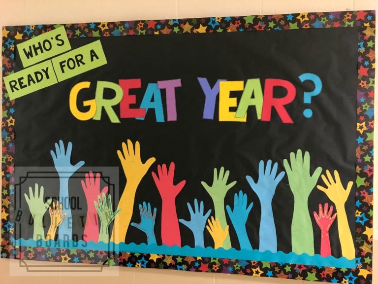 first grade back to school bulletin board