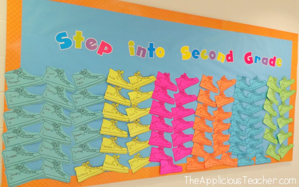 10 Easy Back To School Bulletin Boards The Applicious Teacher