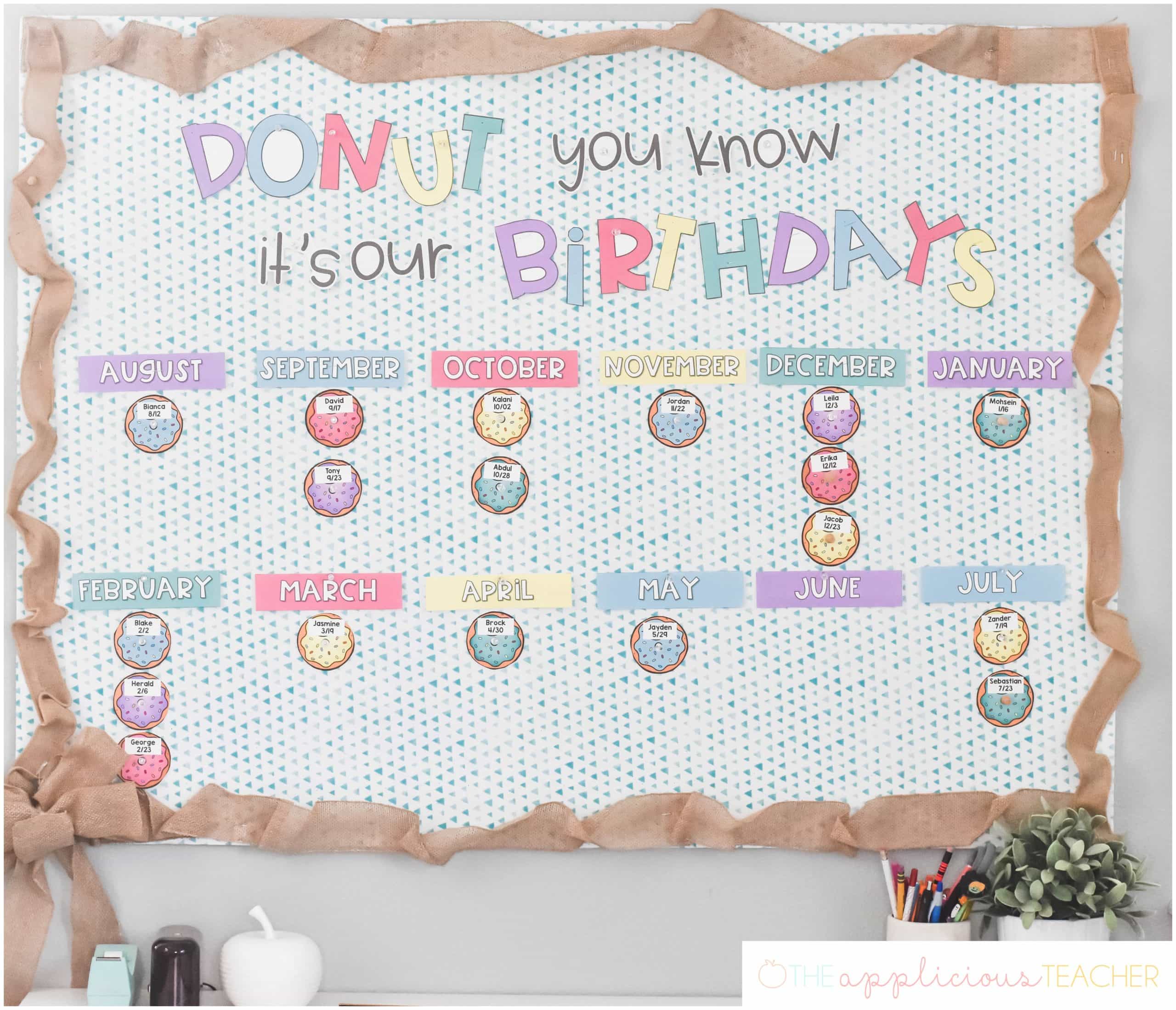 5 Bulletin Boards That You Can Keep Up All Year - The Applicious Teacher
