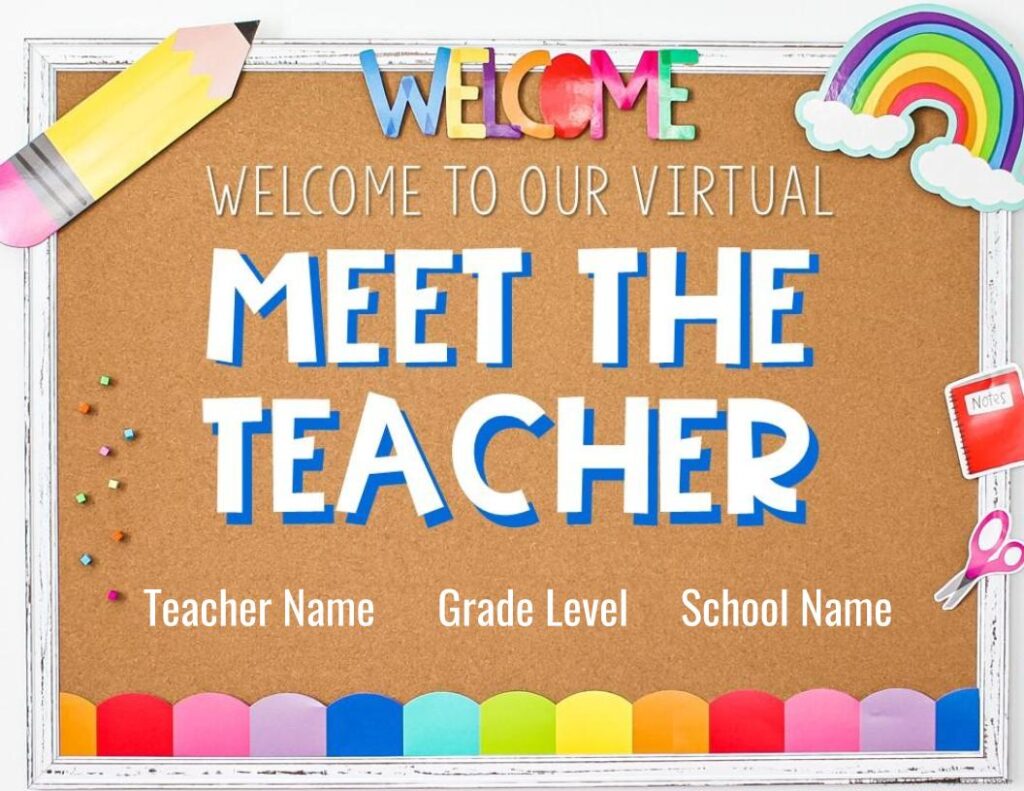 Meet The Teacher Slide Template