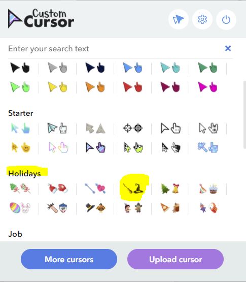 halloween cursors