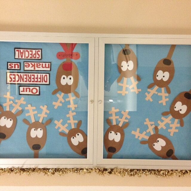 Reindeer Bulletin Board