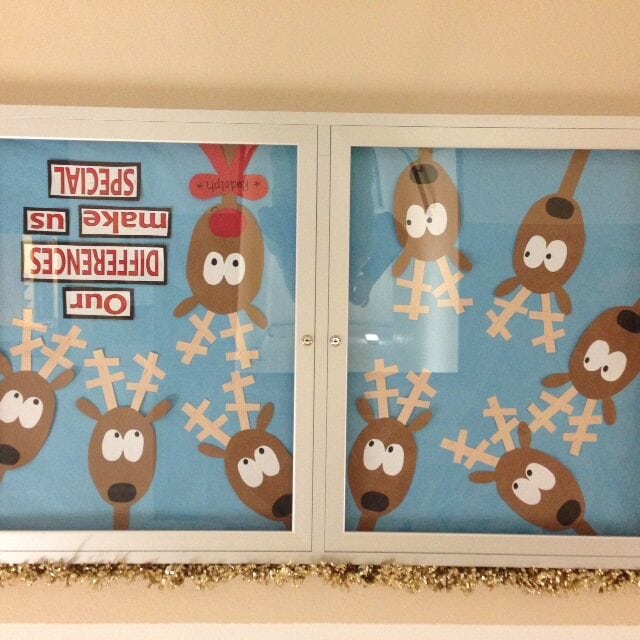 christmas bulletin board ideas for library