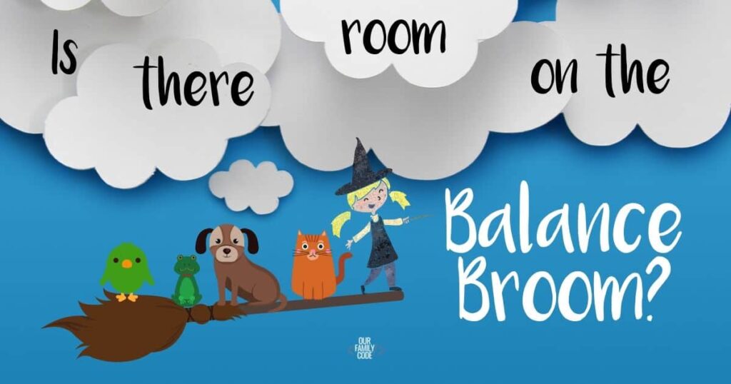 room on the broom STEAM activity