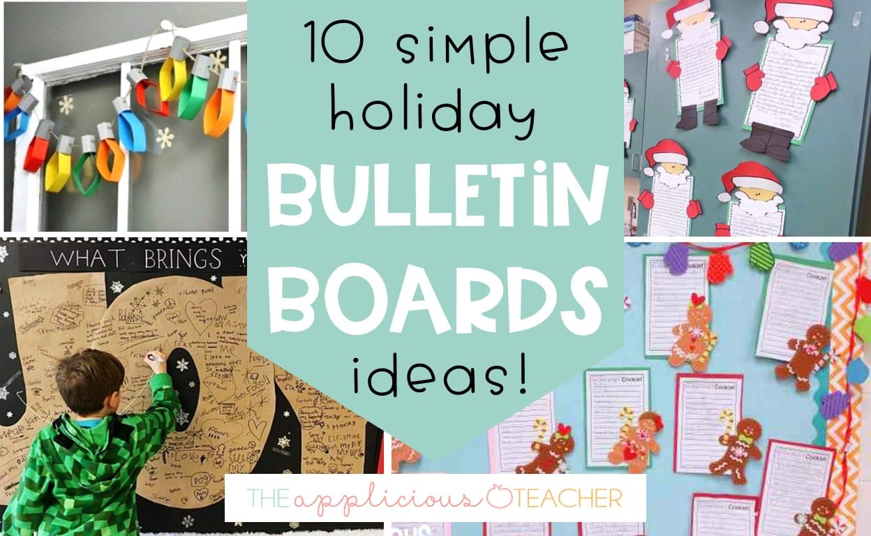 Christmas bulletin best sale board for toddlers