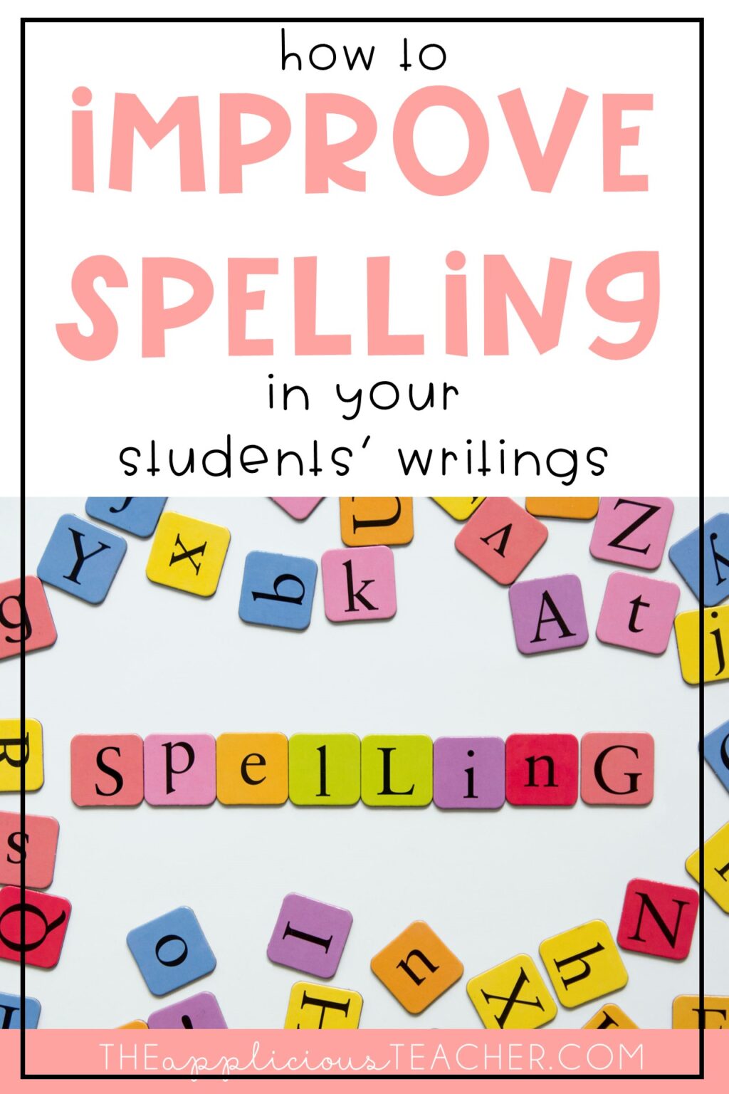 howt o support spelling during writing - The Applicious Teacher