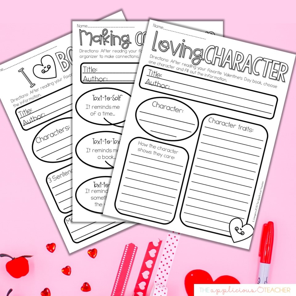 I love books printables I love to Read month activities