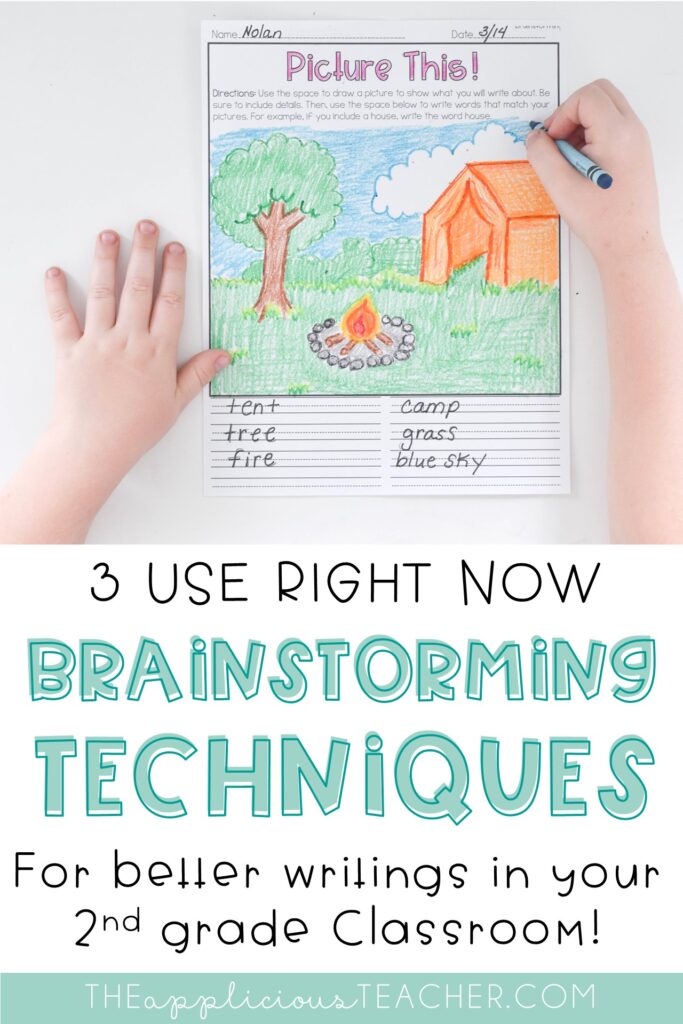 writing brainstorming techniques for 2nd grade