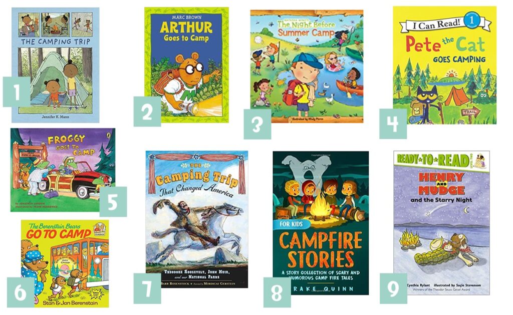 camping themed books 2nd grade