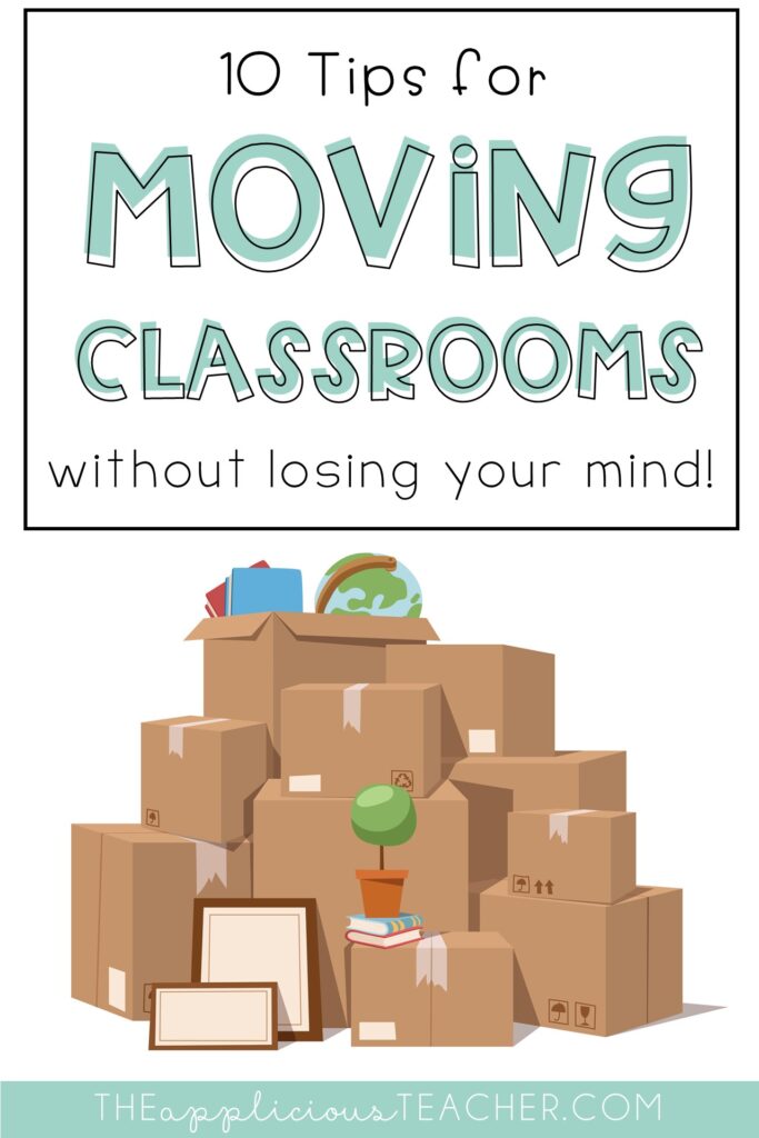 how to move classrooms The Applicious Teacher
