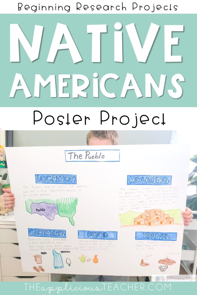 native american research project 5th grade
