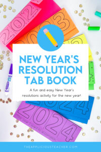 New Year's Resolutions Tab Book