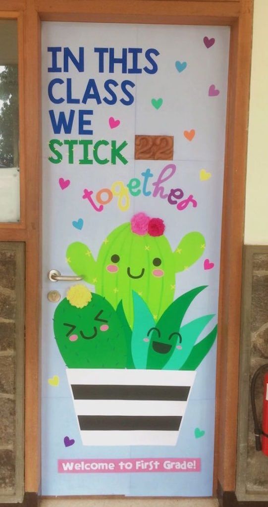 We stick together February bulletin board