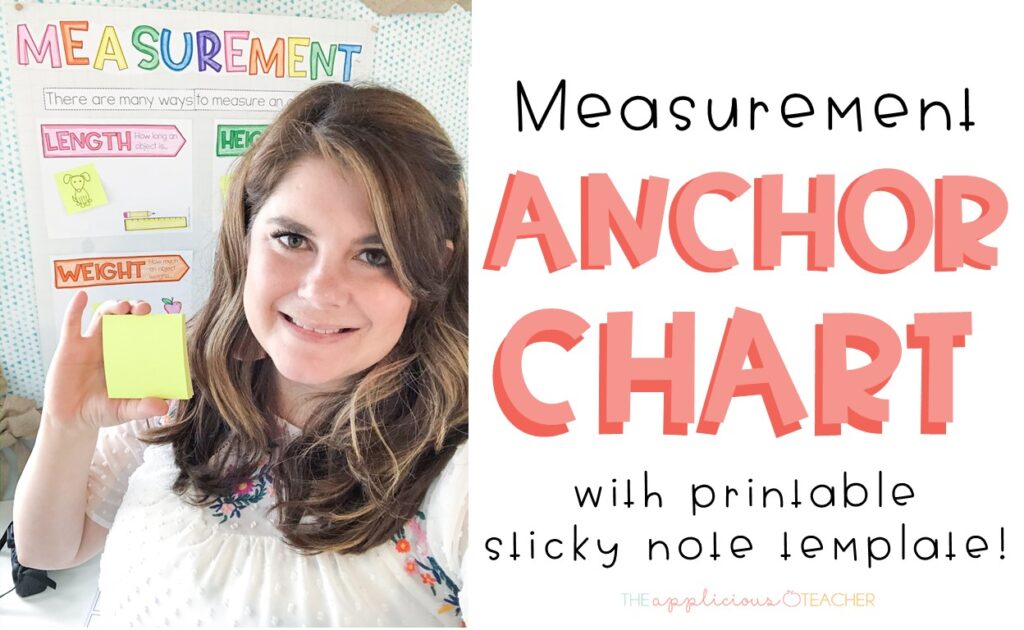 measurement anchor chart
