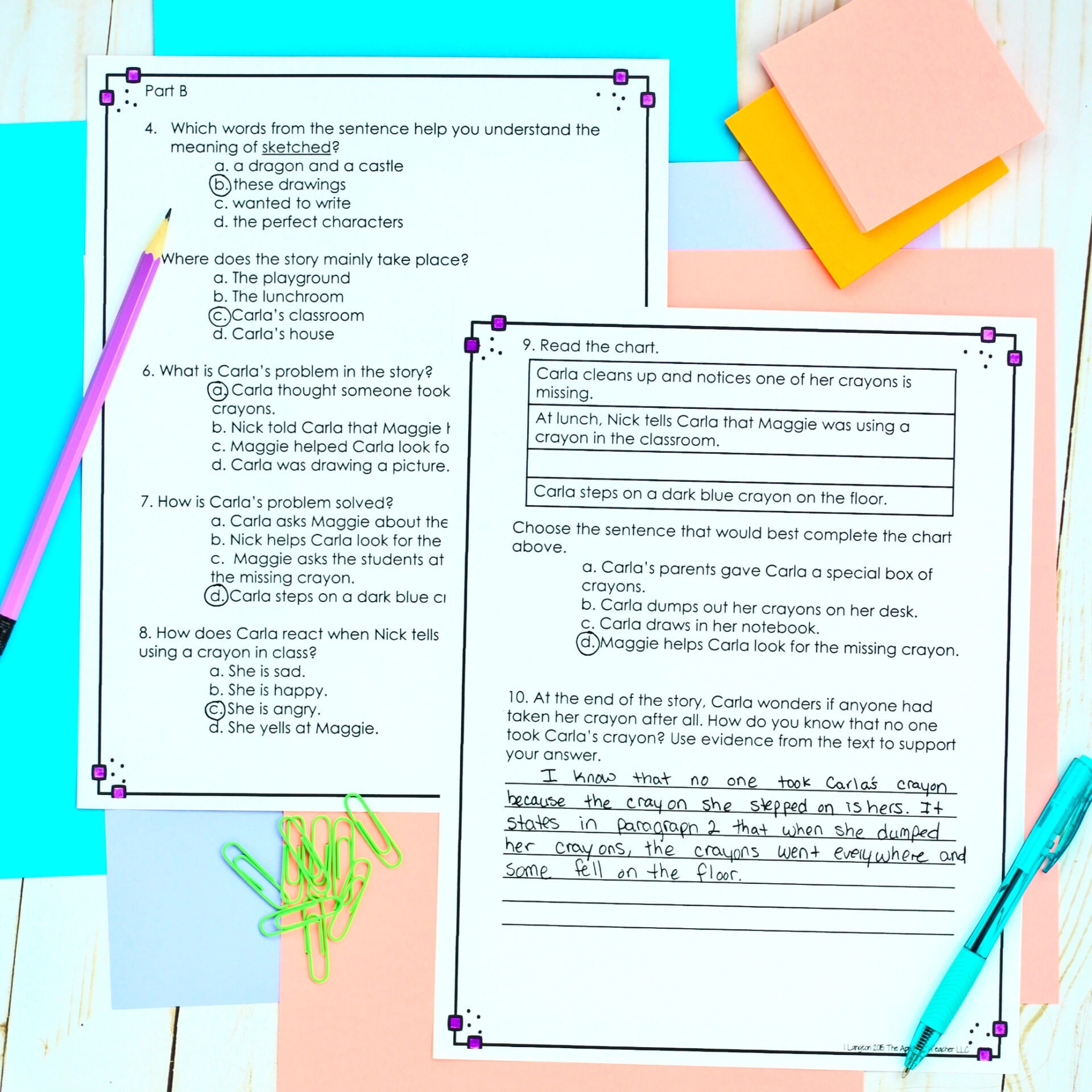A Peek at 2nd Grade Reading Assessments - The Applicious Teacher