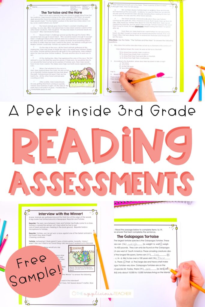 A Peek at 3rd Grade Reading Assessments - The Applicious Teacher