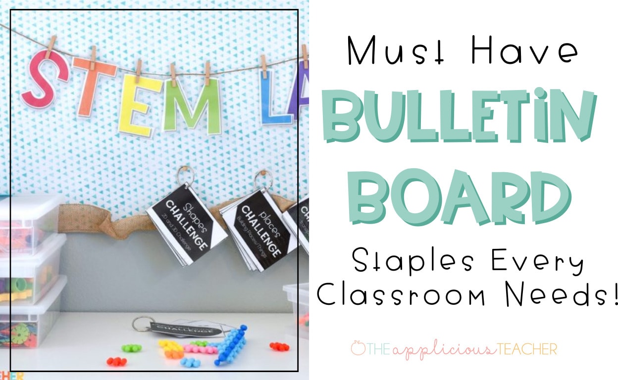 Favorite Bulletin Board Staples - The Applicious Teacher