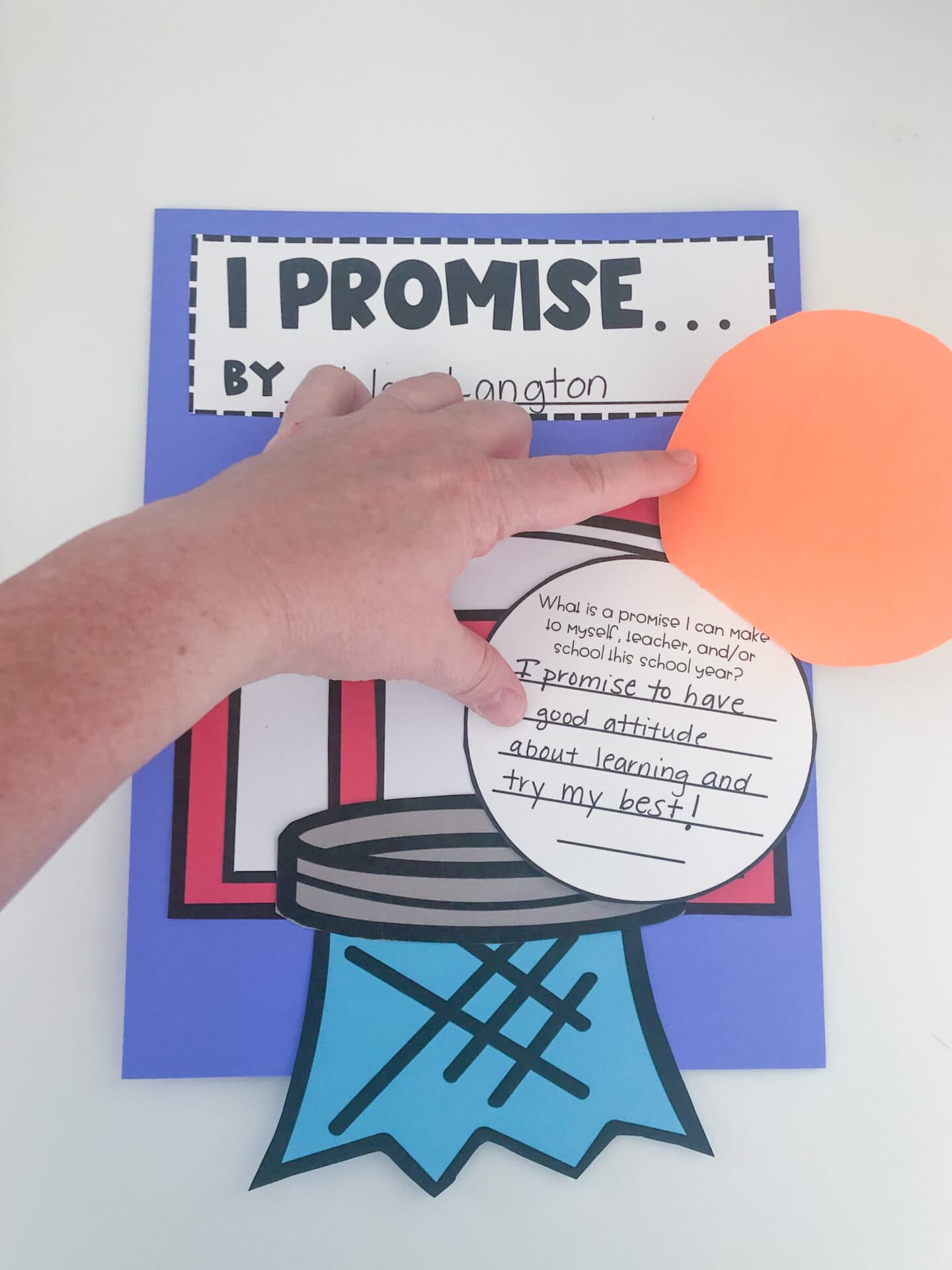 I Promise A Classroom Promise Activity The Applicious Teacher