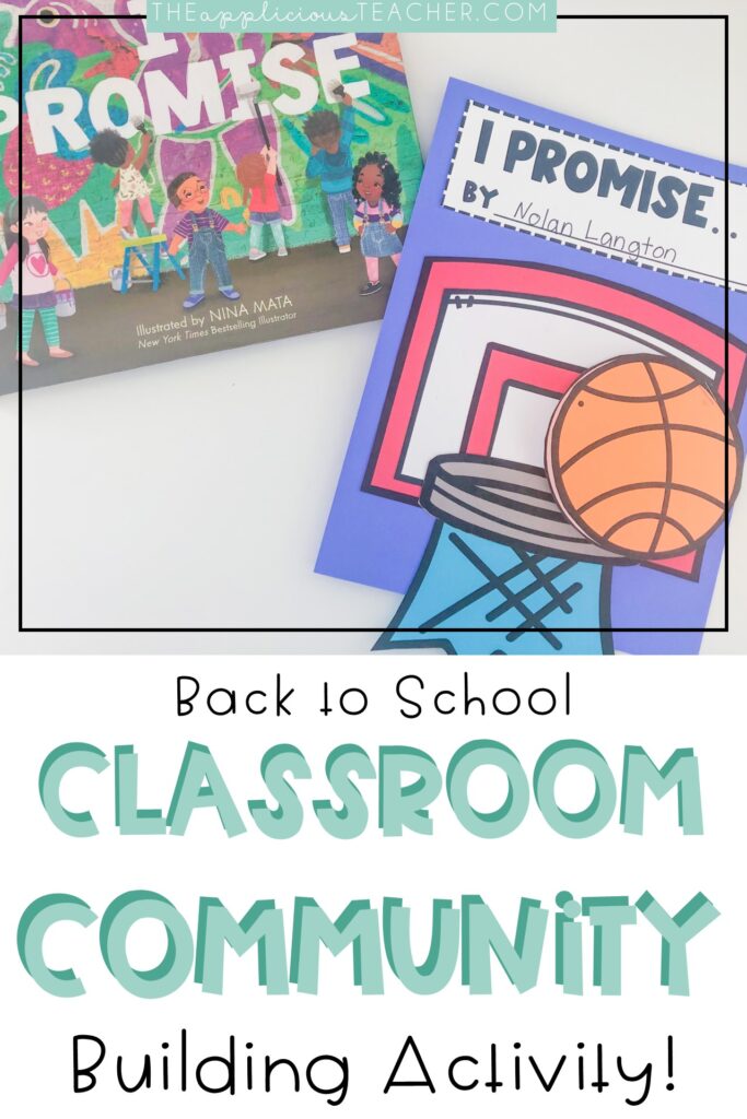 I Promise - A Classroom Promise Activity - The Applicious