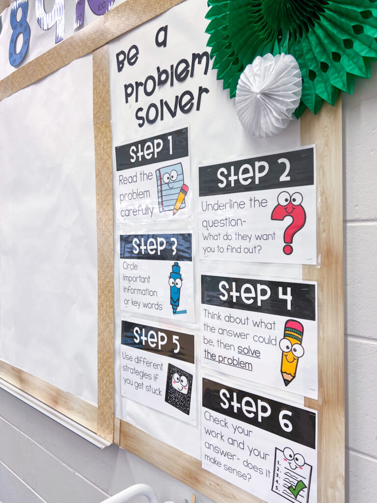 be a problem solver word problem reference posters