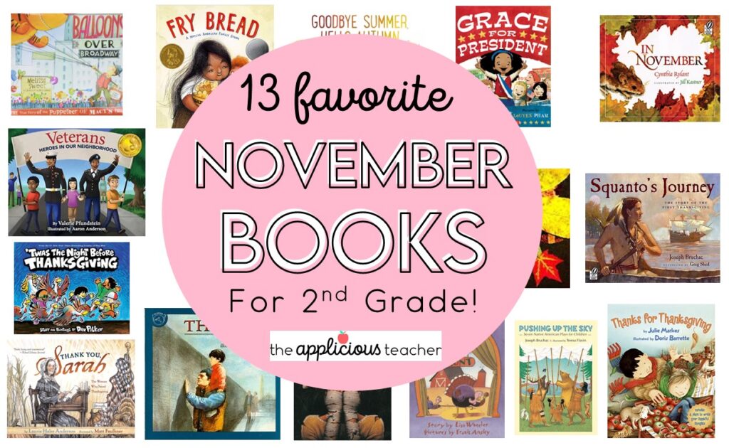books for november 2nd grade - The Applicious Teacher