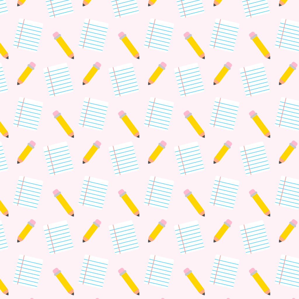 Light Pencil Patterns Pattern_Pencils and Paper Light Pink - The Applicious Teacher