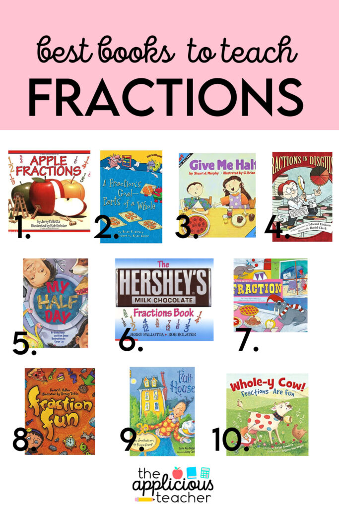 books about fractions for 2nd grade