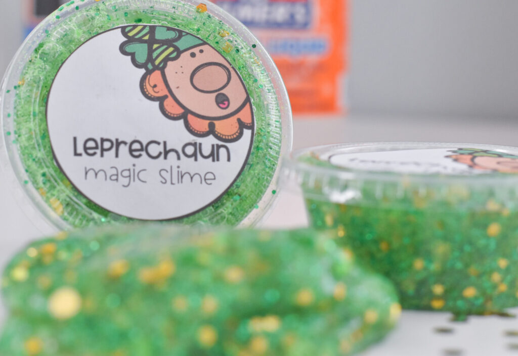 leprechaun glitter slime