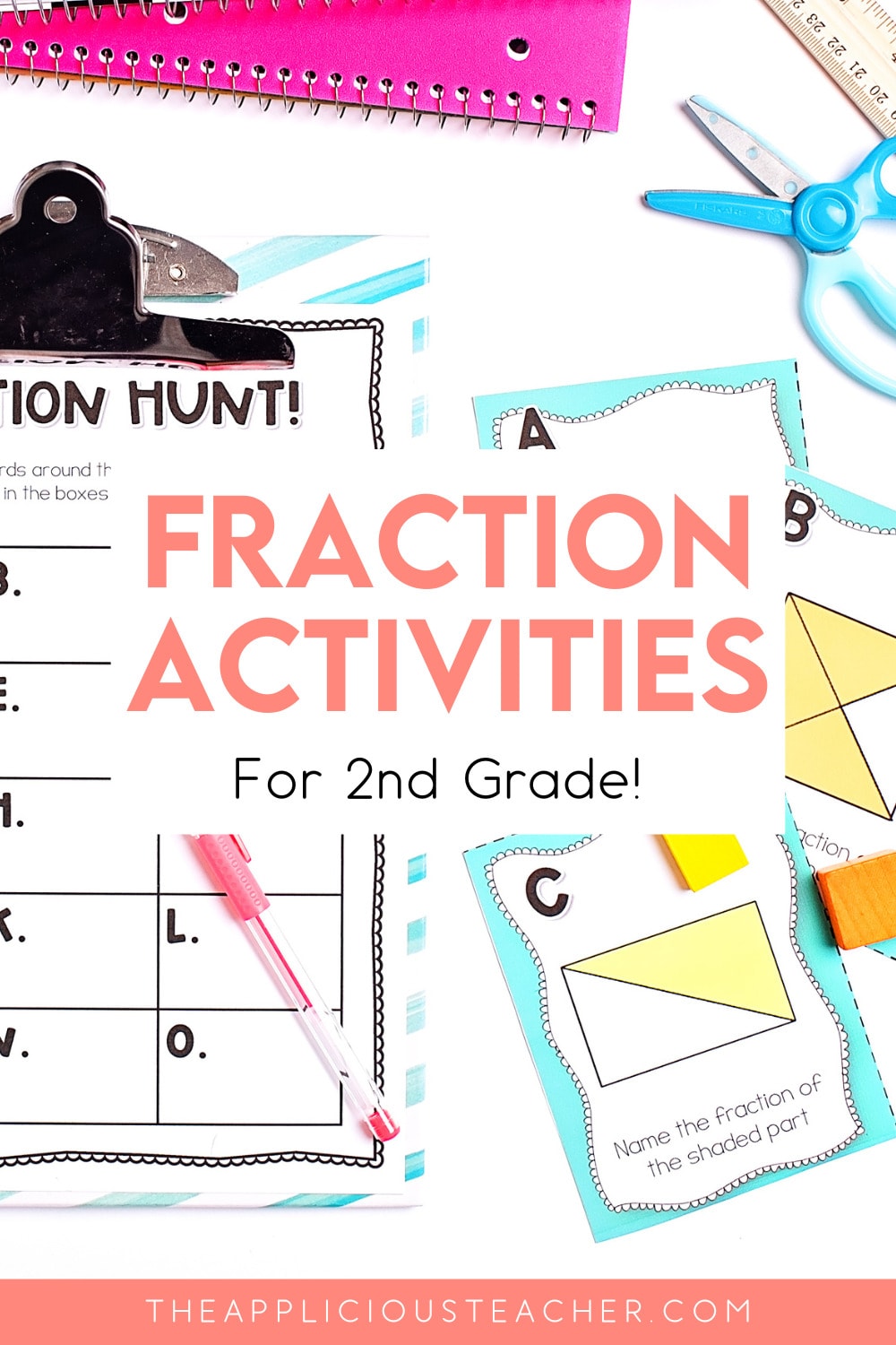 fraction activities for 2nd grade