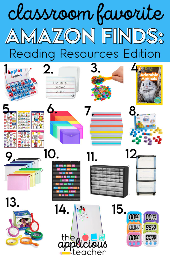 Links to amazon reading resources for teachers