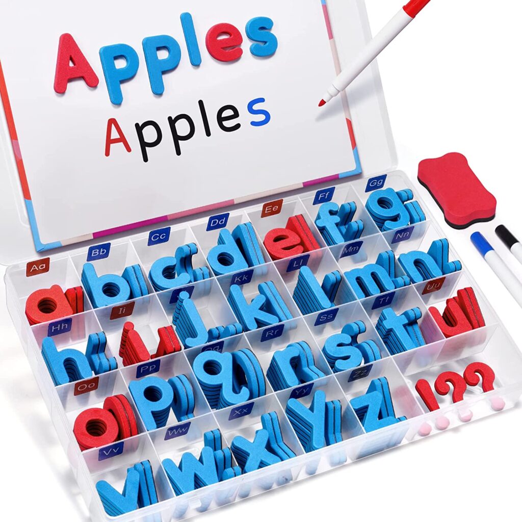 magnetic letters for small group reading
