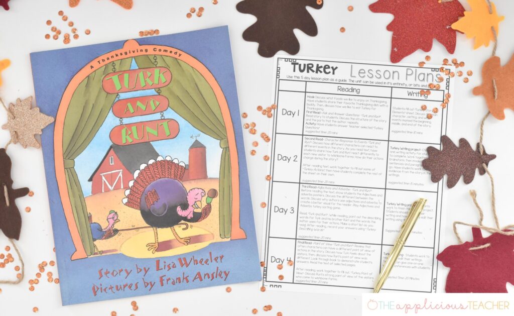 Turk and runt lesson plans