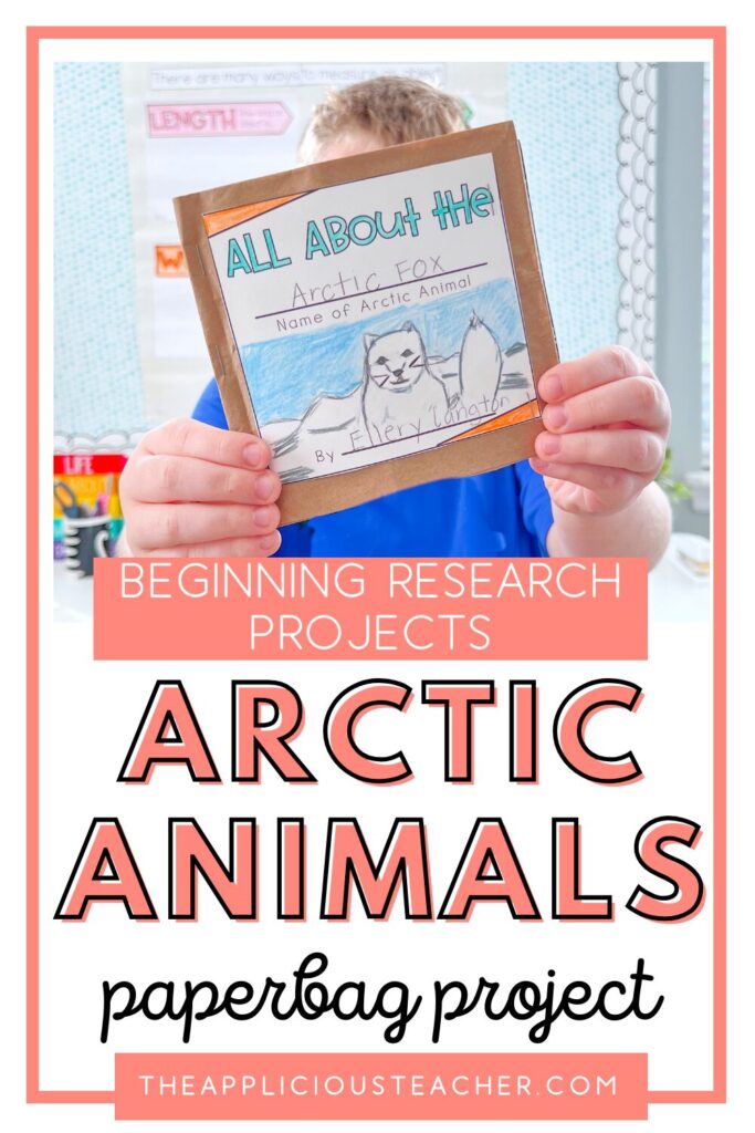 arctic animals research project- perfect for beginning researchers! THeAppliciousteacher.com