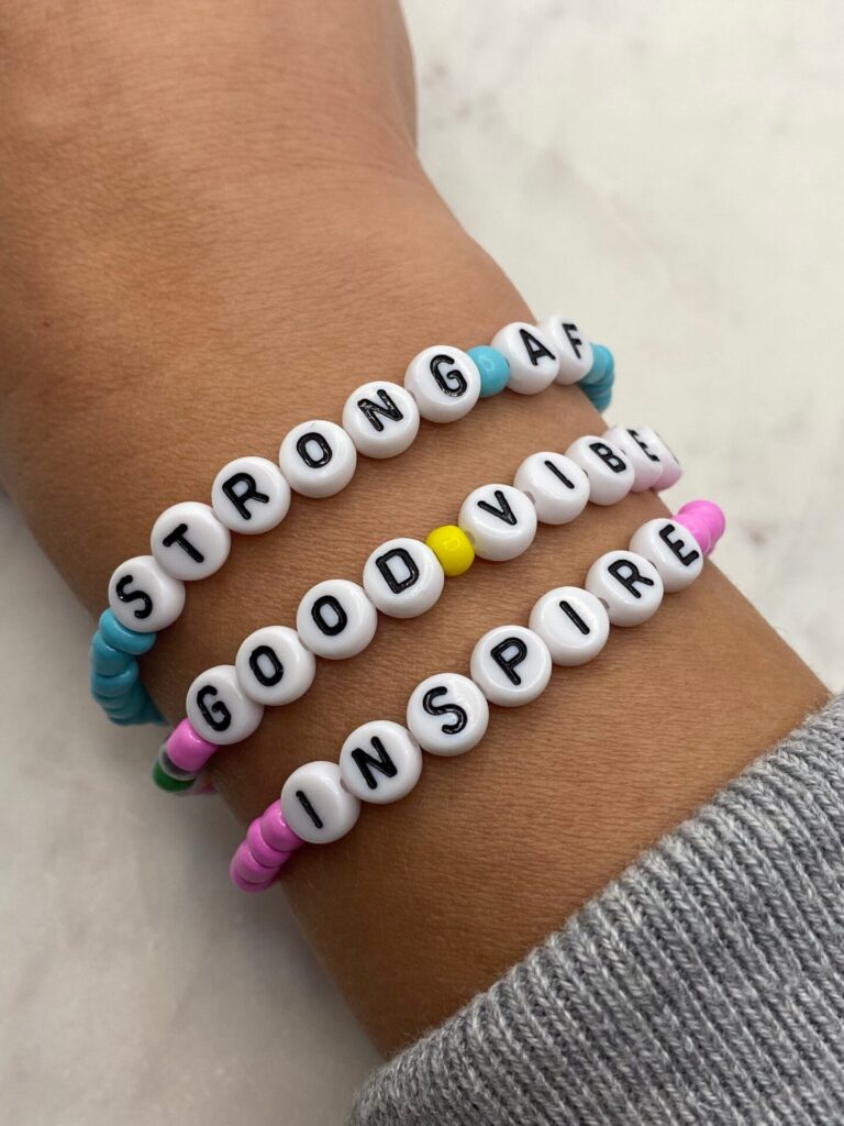 one word friendship bracelet