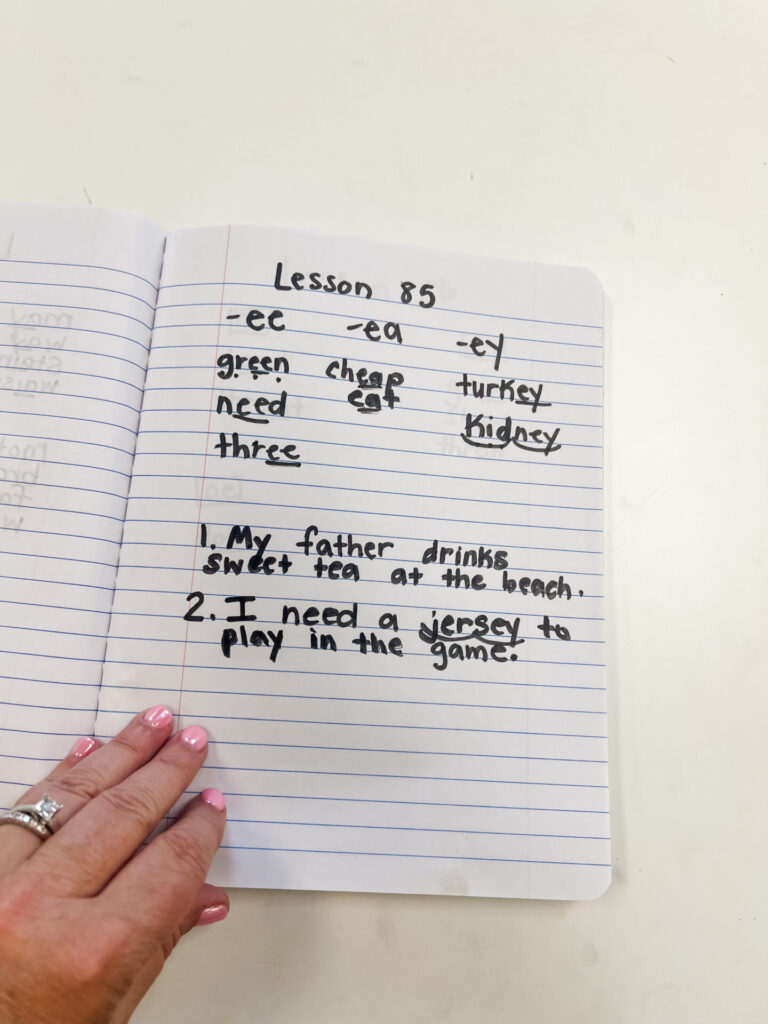 UFLI notebook notes