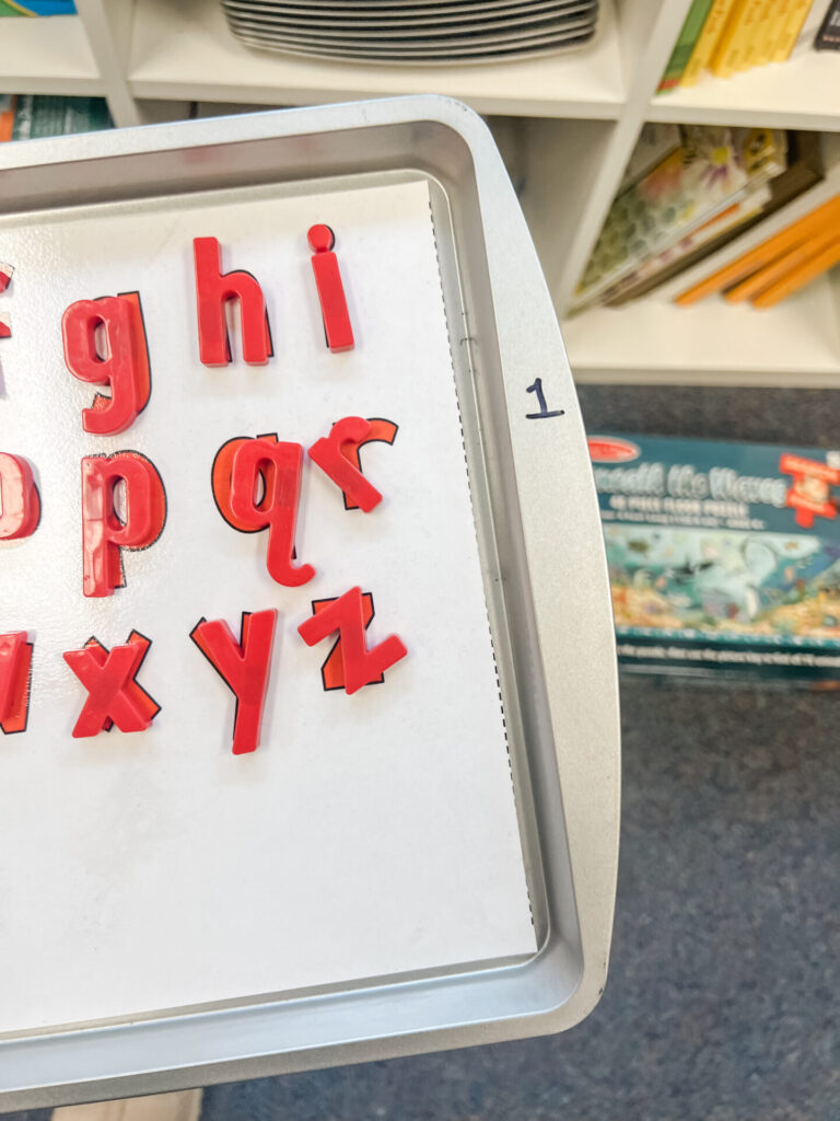 UFLI letter tray tip- number them!
