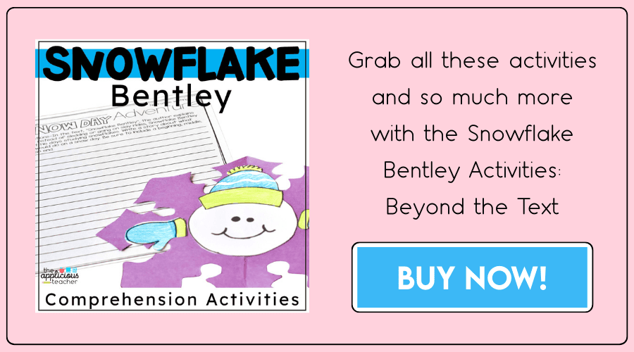 snowflake bentley reading comprehension activities for 2nd grade