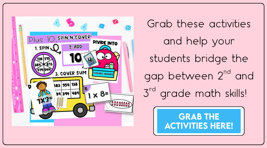 3rd grade back to school math centers buy now TheAppliciousTeacher.com
